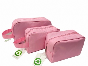 Recycled cosmetic bags