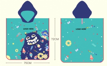 Microfiber changing robe
