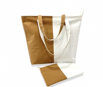 Cork beach bag