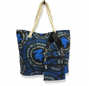 canvas beach bag