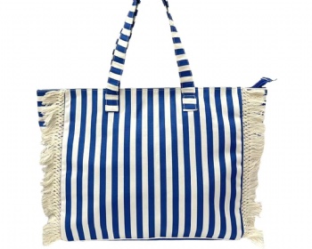 Recycled canvas beach bag