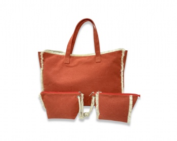 canvas beach bag