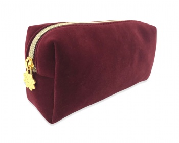 Velvet cosmetic bag